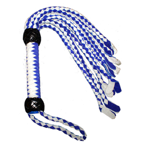 Fouet ergonomique sensuel avec poignée, pompons en daim doux et boucle de poignet, conçu pour des coups doux, des taquineries et des préliminaires – Produit équestre - Product Image 3