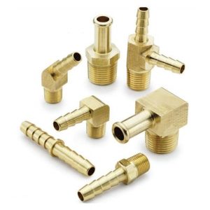 Conector/Adaptador de latón fundido de 2 vías para manguera recta de combustible, gas y agua, con reducción y empalme - Product Image 4