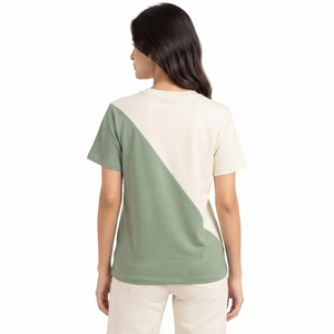 เสื้อยืดผู้หญิงฤดูร้อนแบบเรียบสีพื้น ดีไซน์สั้น แห้งเร็ว ระบายอากาศได้ดี ผลิตจากผ้าฝ้าย 100% รับผลิตแบรนด์ส่วนตัว ออกแบบสไตล์ของคุณเอง สินค้ามาใหม่ - Product Image 3