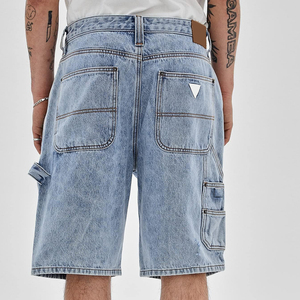 Nueva Llegada, Tendencia 2026, Pantalones Cortos Largos de Mezclilla para Hombre, 100% Algodón, Alta Calidad, Transpirables, Estilo Urbano a Precio Económico - Product Image 2