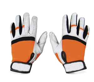 Custom Logo <b>Baseball</b> Batting Gloves Breathable Polyester/Cotton Ambidextrous Hook Loop Closure Eco-Friendly Wholesale Supplier - Product Image 4