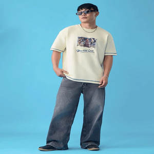 เสื้อยืดแขนสั้นลำลองสำหรับผู้ชาย ลายพิมพ์ ผ้าถัก ผลิตในอินเดีย สำหรับเล่นกีฬาและชุดทีม ราคาสมเหตุสมผล - Product Image 3