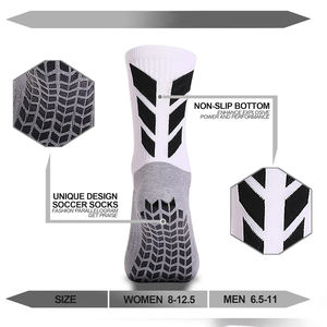 Chaussettes de sport athlétiques personnalisables Lifestyle Performance avec grip en silicone léger pour programmes de personnalisation de logo - Product Image 2