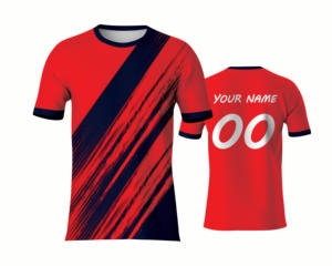 T-shirt personnalisé à sublimation, manches courtes, col rond, polyester, impression intégrale - Product Image 4