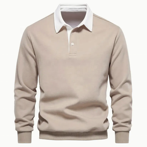 Chemise Homme Rouge à Manches Courtes Respirante Grande Taille en Tricot Polyester/Coton Couleur Unie Style Décontracté Col Blanc - Product Image 6
