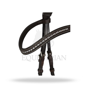 VENETO ANATOMICAL SNAFFLE BRIDLE FULL SIZE ENGLISH RIDING BRIDLE FOR HORSE COMFORT - Product Image 4