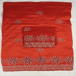 The Formal New Collections George Wrapper Taffeta <b>Fabric</b> With Stone Work And Intricate Cut-Work Pattern For Specials Occasion - Product Image 1