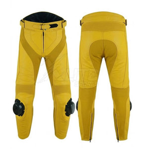 Pantalones de Motocicleta de Cuero Transpirables, Cómodos y Resistentes, con Características de Seguridad y Tela Suave, Más Vendidos - Product Image 5