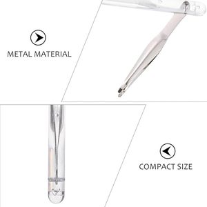 Pinzas de Acero Inoxidable de Alta Calidad con Lupa, Pinzas Precisas para Depilar Cejas, Pinzas para Extraer Espolones de Ojos, Punta Puntiaguda - Product Image 3