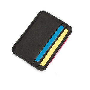 Cartera Delgada de Cuero Personalizable para Tarjetas de Crédito, Venta al Por Mayor, Nuevo Diseño, Mejor Calidad, Accesorio Moderno Más Vendido - Product Image 2