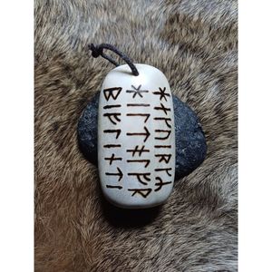 Collar Étnico Bohemio Tribal Hecho a Mano con Hueso Tallado y Cristal, Accesorio de Moda, Regalo - Product Image 6