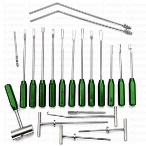 Instrumentos para la Extracción de Cemento Tipo Mueller, Juego Quirúrgico Ortopédico de 22 Piezas, Herramientas para Extracción de Cemento Óseo, Revisión y Artroplastia - Product Image 6