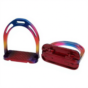 อุปกรณ์ขี่ม้าคุณภาพสูง บูช่าเหล็กกล้าไร้สนิมสีรุ้ง ทนทานสูง - Product Image 3