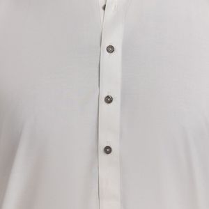 Shalwar Kameez blanc de luxe en coton supérieur, finition douce, look élégant, shalwar kameez pakistanais pour hommes, idéal pour les occasions festives - Product Image 3