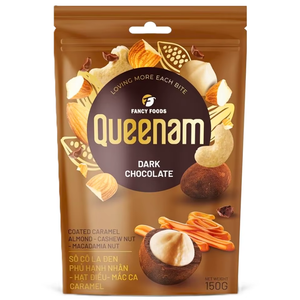 ผู้ผลิตช็อกโกแลตดรากีขายดีที่สุดจากโรงงาน รับผลิตแบบ OEM/ODM ช็อกโกแลตดาร์กเคลือบคาราเมล อัลมอนด์ เม็ดมะม่วงหิมพานต์ แมคคาเดเมีย นัท 150 กรัม ได้รับรองฮาลาล - Product Image 1