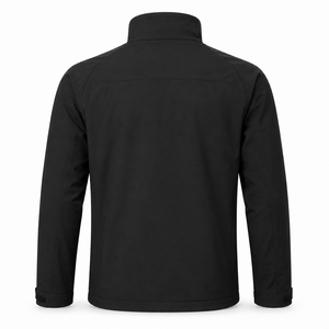 Veste Softshell Homme Respirante Coupe-Vent à Fermeture Éclair Intégrale Col Montant Poignets Ajustables pour Travail Extérieur – Fournisseur en Gros - Product Image 3