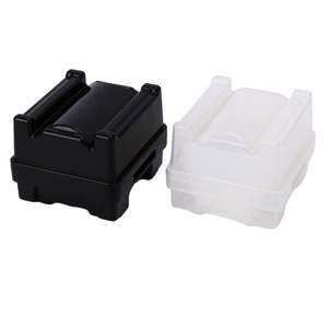 Boîte d'expédition gaufrette 8 "noire - Product Image 1