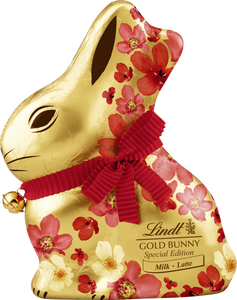 ช็อกโกแลตนม Lindtt Gold Bunny ขนาด 200 กรัม คุณภาพพรีเมียม ช็อกโกแลตรูปกระต่ายอีสเตอร์ กล่องของขวัญ แพ็คใหญ่ นำเข้าจากสวิสพรีเมียม - Product Image 4