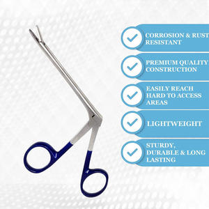 ENT Surgical Micro Ear Forceps Manual OEM Custom Logo Stainless Steel Lightweight Sterilizable Professional <b>Instrument</b> Supplier - Product Image 5