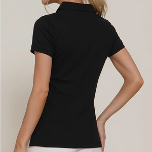 Top Fashion Ladies Polyester Polo Shirt Women and White Athletic Fit Plus Size Polo Shirts Custom Colors Accepted - Product Image 6