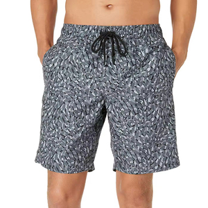 Shorts de plage décontractés pour homme avec ceinture élastique et cordon de serrage réglable - Product Image 4
