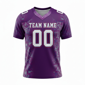 เสื้ออเมริกันฟุตบอลขายดีประจำปี 2026 ระบายอากาศได้ดี สไตล์คลาสสิก ทันสมัย ผลิตจากโพลีเอสเตอร์ 100% รับผลิตแบบ OEM ODM  ปรับแต่งได้ตามต้องการสำหรับทีม - Product Image 2