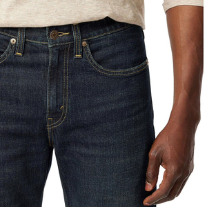 Nouveau Jean en Denim pour Homme, Coupe Slim Droite Extensible, Style Business Décontracté, en Coton Noir - Product Image 6