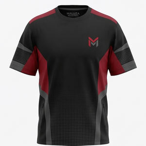 Camiseta Jersey de Lujo, Tacto Suave, Estilo Urbano, Tela Brillante, Corte Holgado, Diseño Personalizado, Alta Calidad, Secado Rápido, para Hombre - Product Image 1