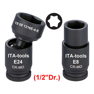 1/2 "ผลกระทบแบบ2ทางซ็อกเก็ตดาวสากลที่มีผิวแมงกานีสฟอสเฟต - Product Image 2