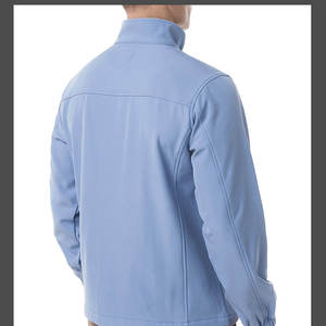 Veste de travail softshell personnalisée, uniforme de sécurité réfléchissant, col montant, logo sur le devant, imperméable, coupe-vent, respirante - Product Image 6