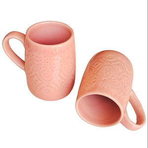 Taza de cerámica de alta calidad para té y café con logo y aislamiento al vacío, opción de regalo, taza de cerámica con diseño de mango ergonómico. - Product Image 1