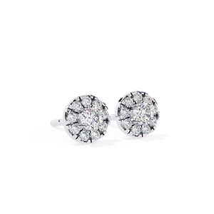 REYES GRA Certified 925 Sterling Silver Round Cut 1.5Ct Moissanite Fine Jewelry Wholesale 14K White Gold Screw Back <b>Stud</b> <b>Earring</b> - Product Image 4