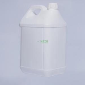 Bidon en plastique de qualité alimentaire 10L (un gallon) pour eau ou huile, carré ou rond, type jerrycan, facile à transporter, avec poignée - Product Image 4