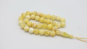 Perles de prière islamiques en résine faites à la main, élégante chapelet musulman, cadeau spirituel, accessoires religieux décoratifs, thème ange, forme hibou - Product Image 3