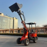 RongGong RG-EV04 Mini Elektrischer Teleskoplader 400kg 60V Batterie Schnellwechselsystem Multi-Anbaugeräte für Landwirtschaftliche Arbeiten
