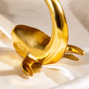 Gold Metal Swan <b>Tealight</b> Candle Holder Decorative Bird Figurine for Table Centerpiece Wedding Home Decor - Product Image 5