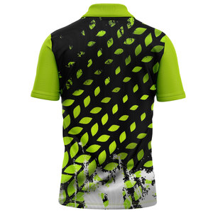 Chemises polo pour hommes de haute qualité, faible MOQ, chemises polo de sport personnalisées sublimées, tissu polyester - Product Image 6