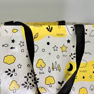 ถุงช้อปปิ้งขนาดใหญ่แบบใช้ซ้ำได้ เป็นมิตรกับสิ่งแวดล้อม ผลิตจากผ้า PP ไม่ถักทอ โปร่งใส ใส่โลโก้และดีไซน์ตามสั่ง ผลิตในเวียดนาม - Product Image 3