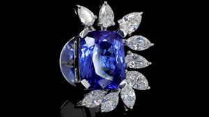 Bridal <b>Earring</b> Luxury Cushion Cut Blue <b>Sapphire</b> & Marquise Diamond Halo Fine <b>Earrings</b> |Cocktail Fine Jewelry | OEM ODM Jewelry - Product Image 3