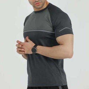Ensemble personnalisé pour homme : T-shirt à épaules tombantes et short, 100 % coton, coupe courte et ample, en tissu tricoté épais - Product Image 4