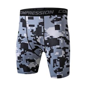Shorts de compression pour homme, imprimé éclairs noir et rouge, séchage rapide, taille élastique, mi-longueur, sportif, en spandex et polyester - Product Image 4