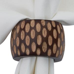 Anillos para Servilletas de Madera Minimalistas Hechos a Mano, Accesorios para Mesa de Comedor para Decoración del Hogar Contemporánea - Product Image 2