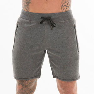 Pantalones Cortos Deportivos para Hombre, 100% Algodón Francés, con Bolsillo y Logotipo, Pantalones Deportivos Nuevos para Correr en la Playa - Product Image 1