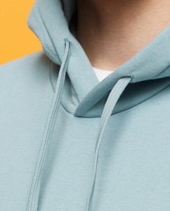 Sudadera con Capucha Extra Grande para Hombre, de Felpa, Color Sólido, Informal, para Otoño e Invierno, de Algodón Tejido, Corte Regular, con Bolsillo - Product Image 4