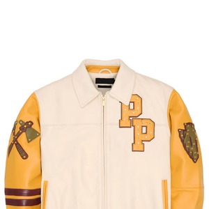 Vestes Avirex pour hommes en cuir de vachette véritable 100% sur mesure, pour l'hiver, fabricant OEM, broderie, streetwear - Product Image 3