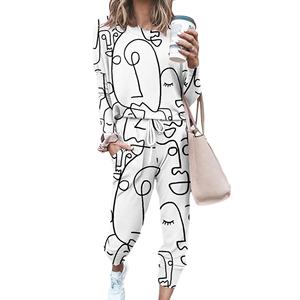 Econex Sports 2025 primavera ropa chándal conjunto chándal mujer ropa deportiva conjunto de dos piezas diseñador pista Jogging - Product Image 1