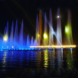 น้ำพุเต้นระบำกลางแจ้งในทะเล มหาสมุทร หรือทะเลสาบ พร้อมไฟ LED ดนตรี และดีไซน์ทันสมัย โครงสร้างสแตนเลส - Product Image 5