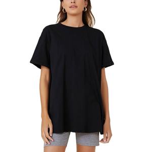 Camiseta personalizada, superventas en Europa y verano, camiseta en blanco, logotipo personalizado, estampado de etiquetas, camisetas de moda con cuello para mujer de BD - Product Image 3