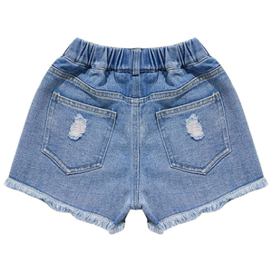 Shorts de Mezclilla Cortos de Estilo Retro Americano de Alta Gama para Mujer, Color Azul Claro, Estilo Utilitario, con Múltiples Bolsillos, Shorts Midi de Mezclilla para Mujer - Product Image 2