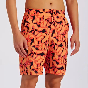 High Quality Summer Sublimation Shorts for Men Top Spandex / Polyester Shorts with Side Pockets for Men - Product Image 5